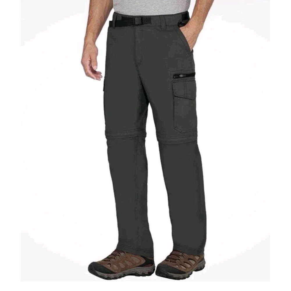 BC Clothing Lightweight Convertible Stretch Cargo Pants Shorts, Men's Small x 30